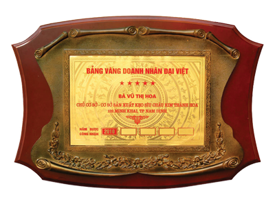 Bảng vàng doanh nhân Đại Việt